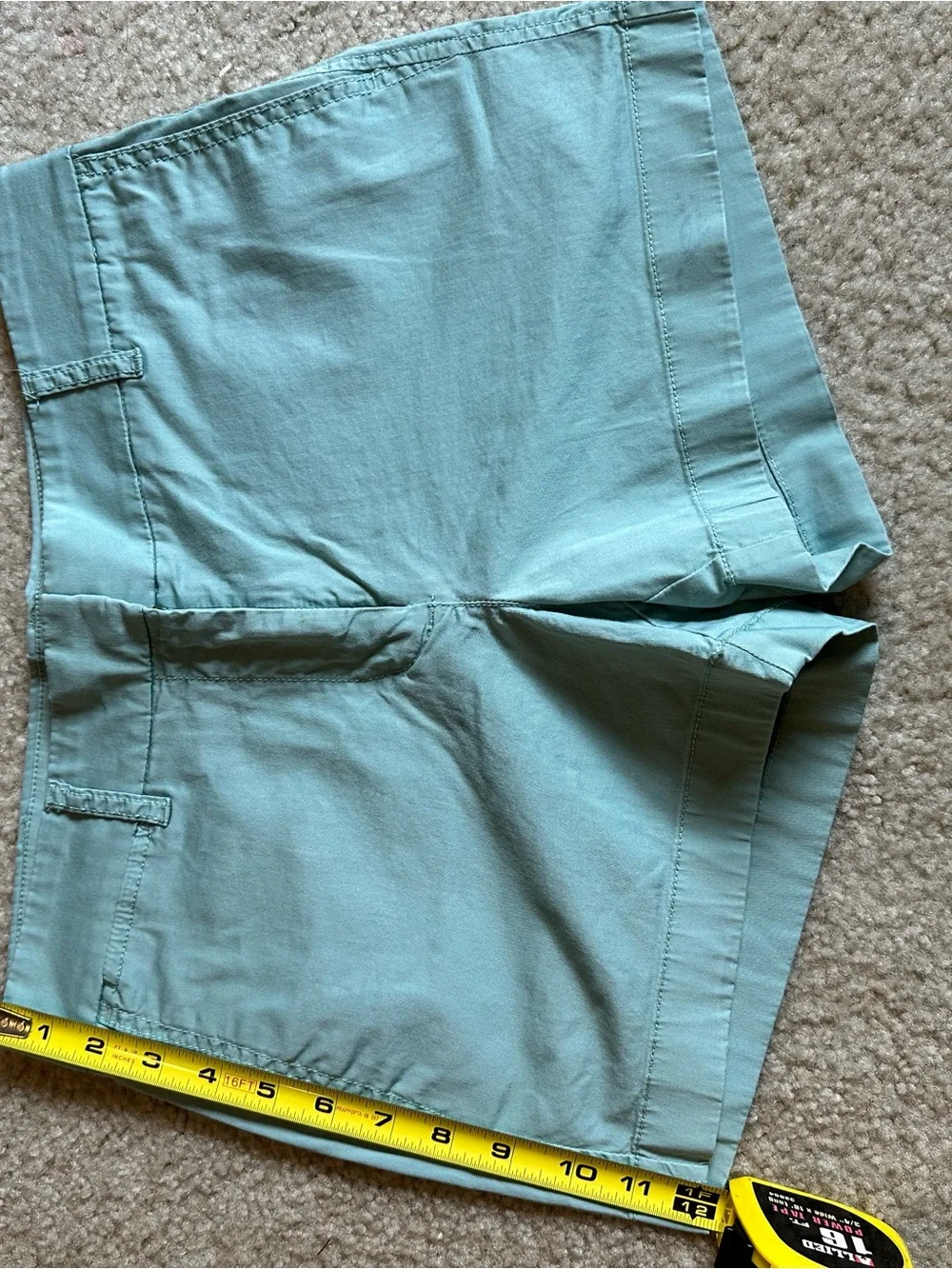 J. Crew Mint Green Cotton Bermuda Shorts